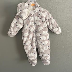 Baby’s Fleece Zip-up Snowsuit
